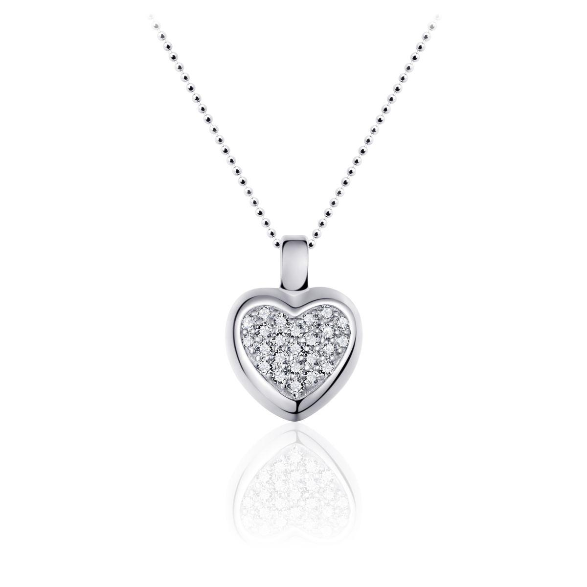 Pavé Heart Pendant