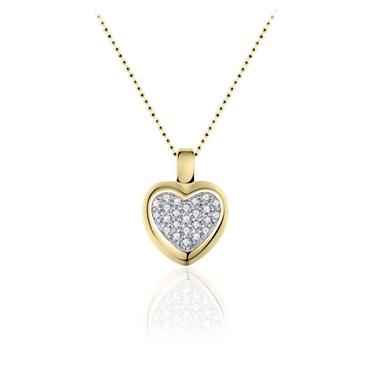 Pavé Heart Pendant