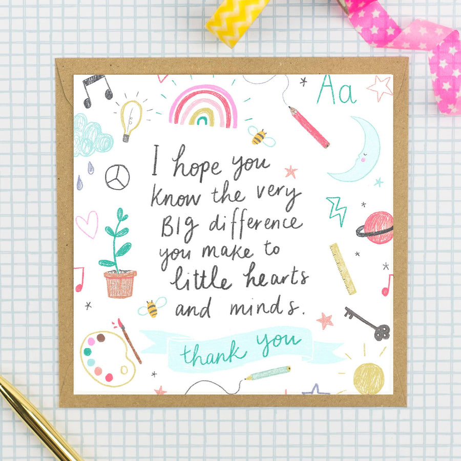 YOU MAKE A BIG DIFFERENCE TO MY LITTLE PERSON Greeting Card
