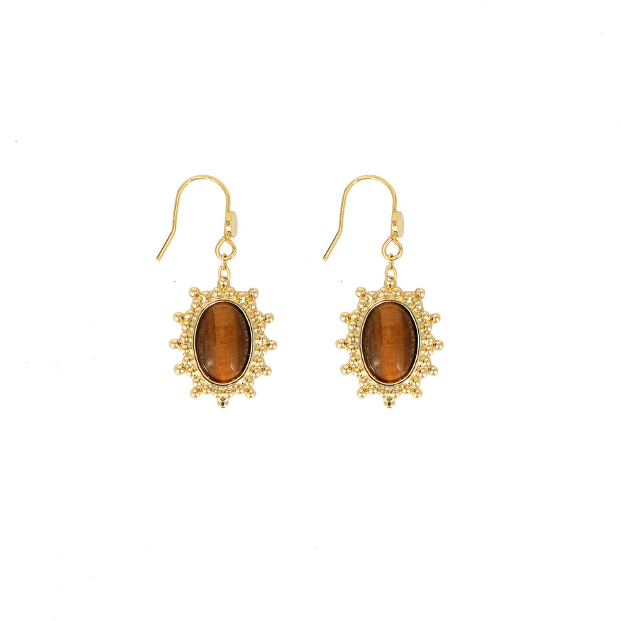 Thelma Eye of The Tiger Earrings