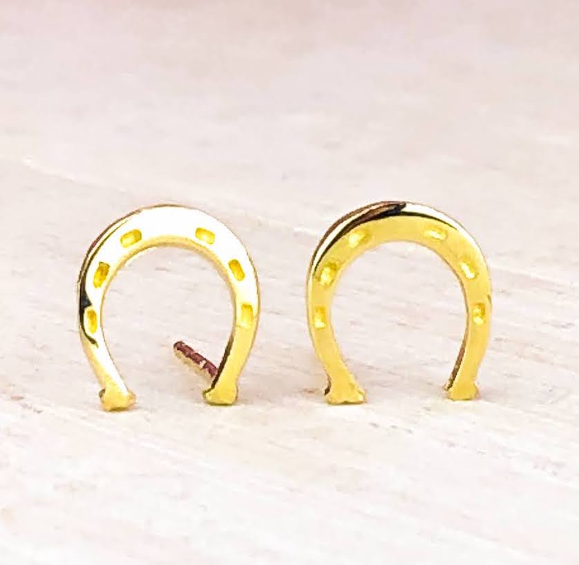 Gold Lucky Horseshoe 