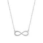 Silver Infinity Necklace by Liwu Jewellery