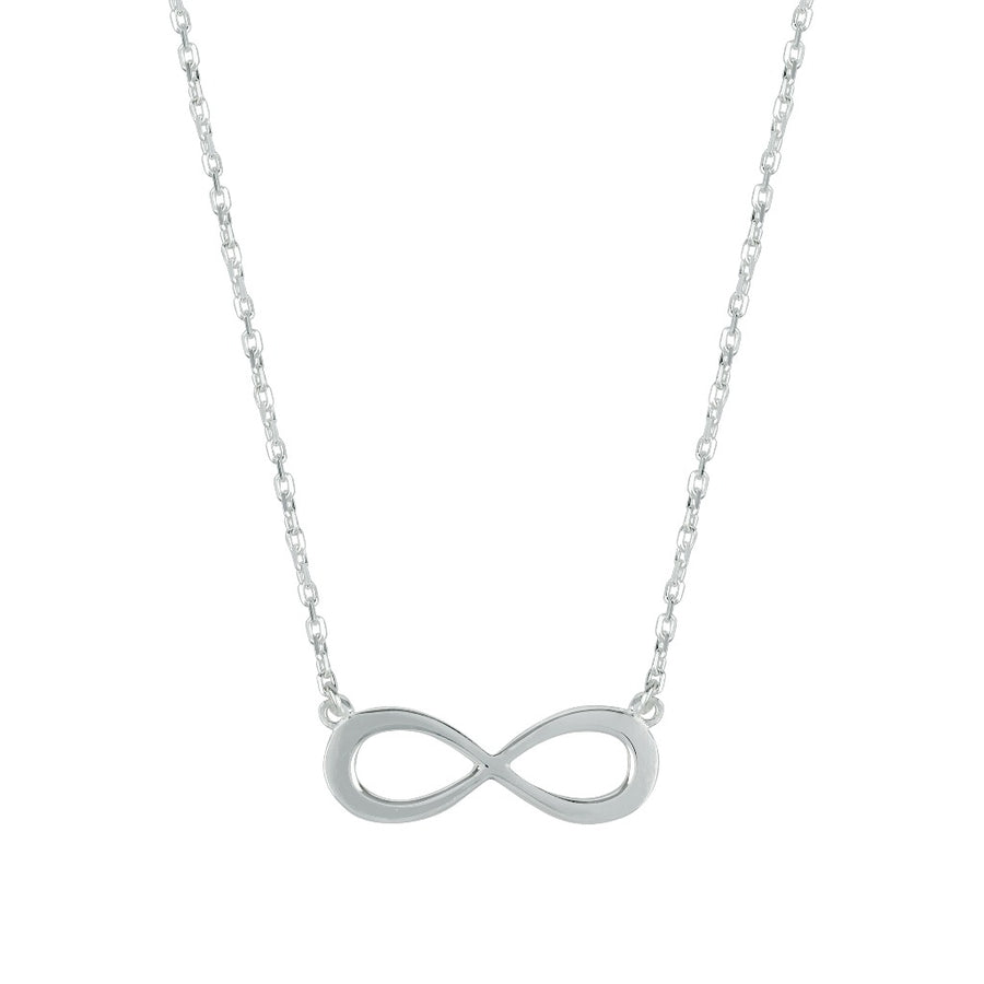 Silver Infinity Necklace by Liwu Jewellery