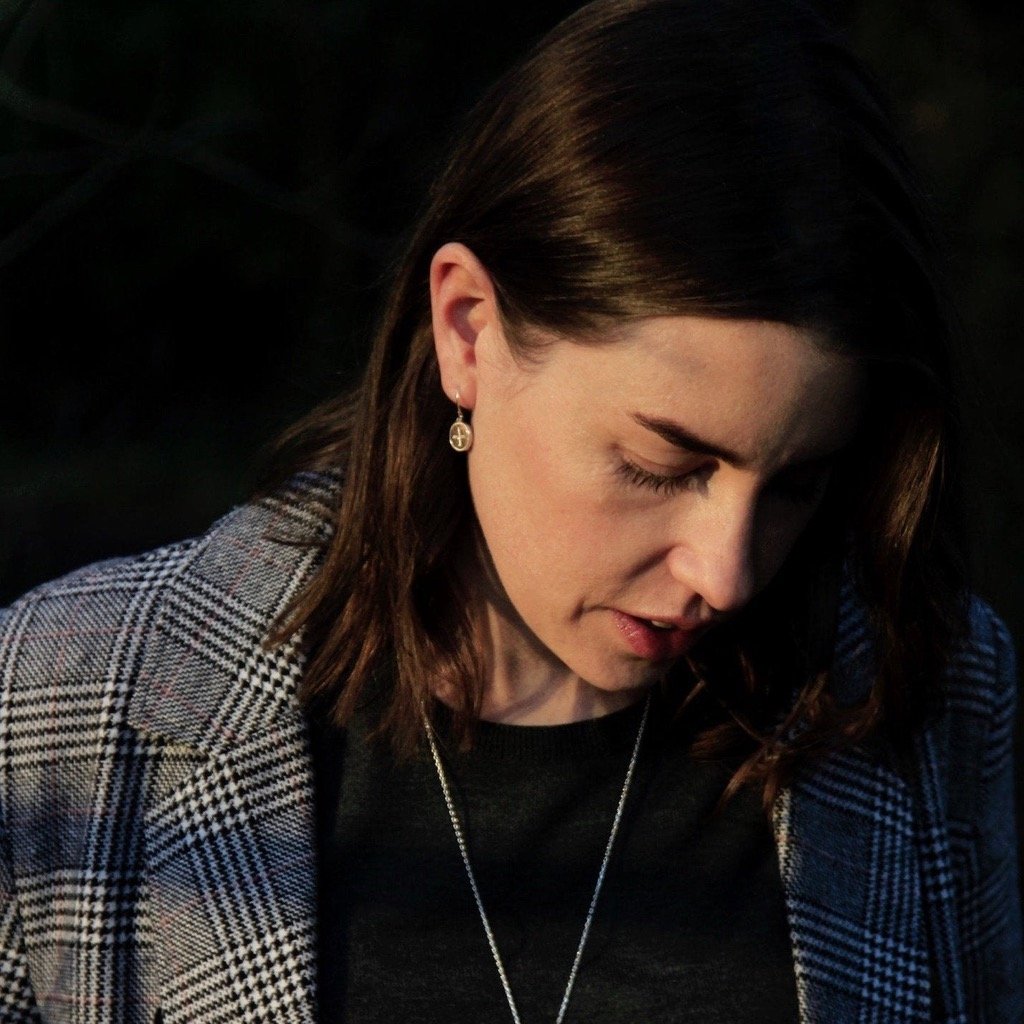 Model Wearing Silver Wellbeing Necklace