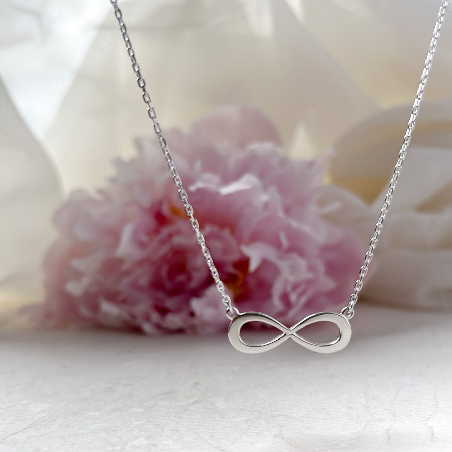 Infinity Silver Necklace (Symbolising Infinite Possibilities)