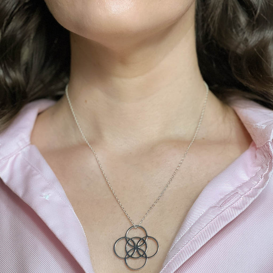 Celtic Balance Silver Necklace (Symbolising Balance)