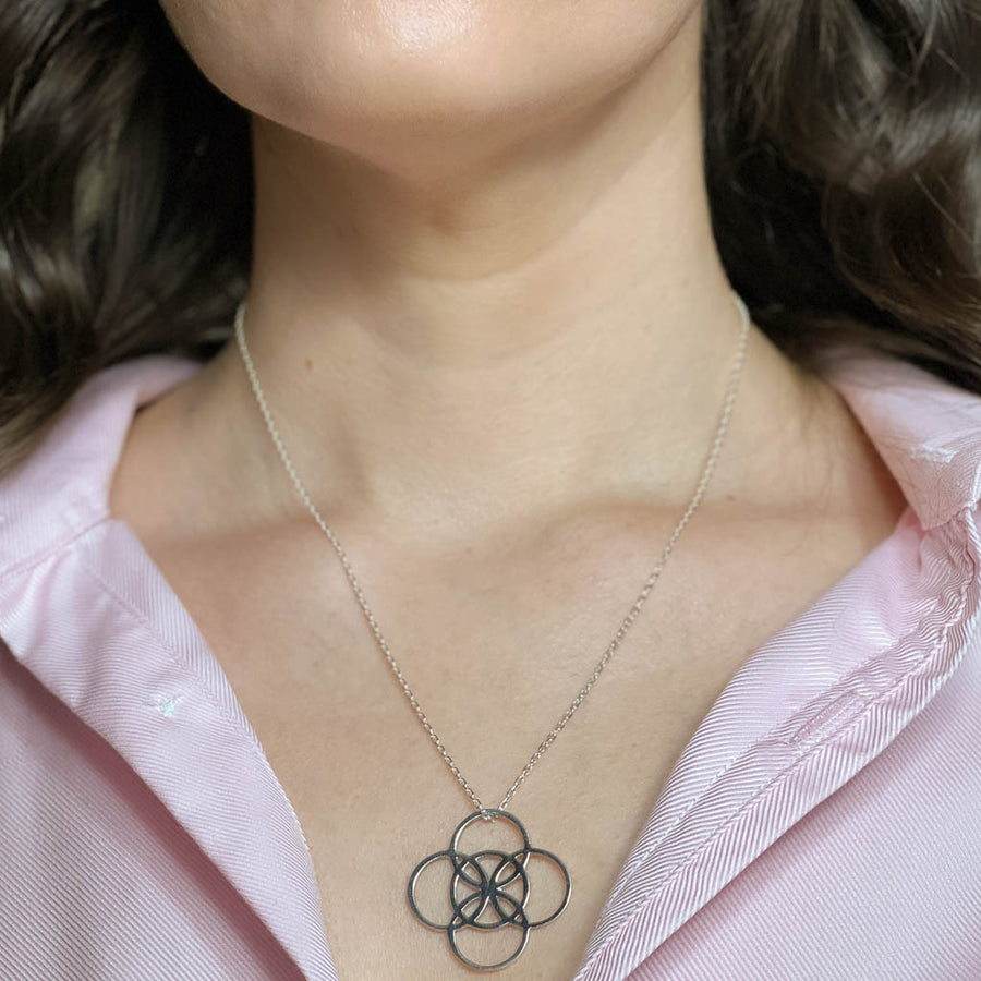 Celtic Balance Silver Necklace (Symbolising Balance and Serenity)