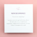 lotus flower meaning card