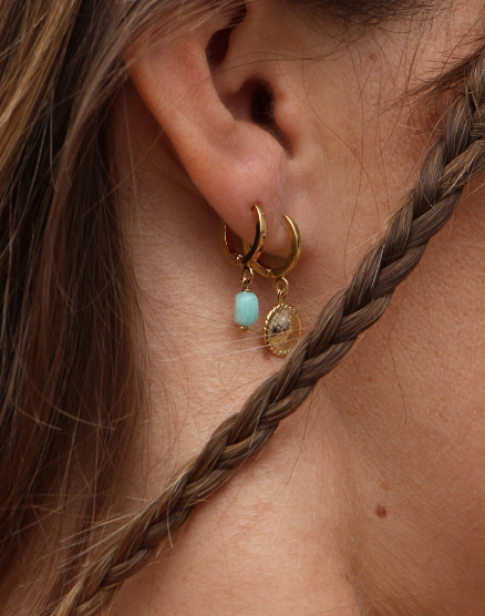 Ava- Aventurine Earrings