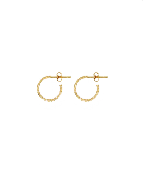 S Diamond-Edged Hoops