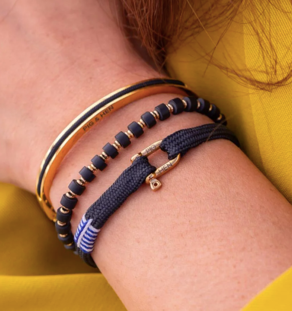 Brontide Black - Gold Bracelet