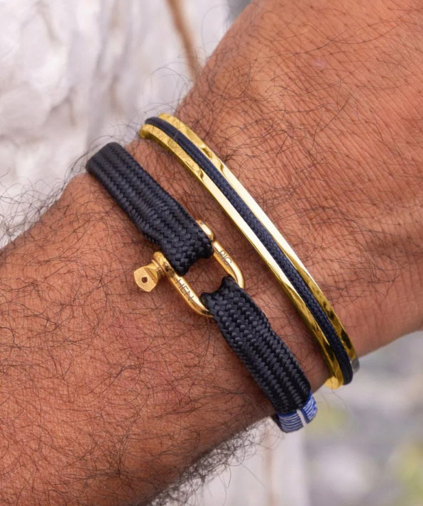 Vicious Vik Black and Gold Bracelet