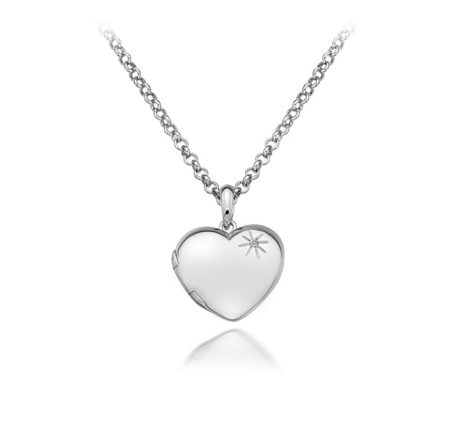 Memories Heart Right Star Necklace