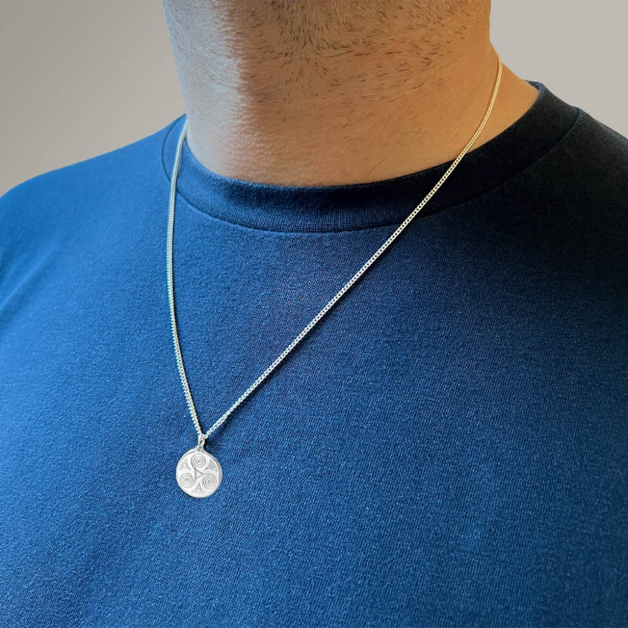 The Triskele Necklace - Men's Collection 