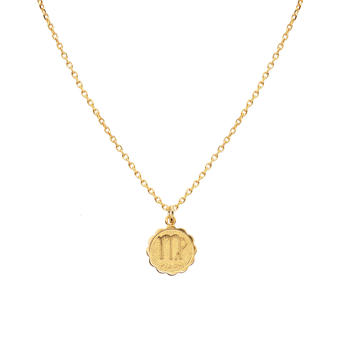 Virgo star sign necklace; zodiac necklace; Virgo zodiac 
