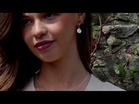 Celtic Spiral Silver Drop Earrings (Symbolising Joy)