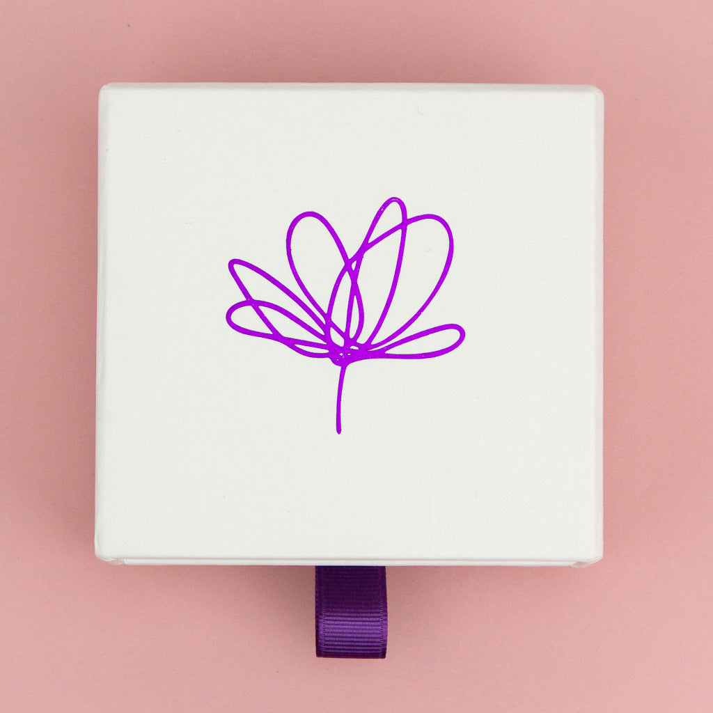 a biodegradable white jewellery brands packaging box