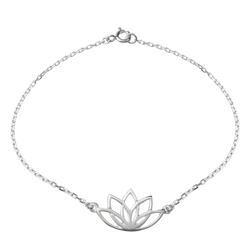 Lotus Flower Bracelet from Sterling Silver – Lu and Mol