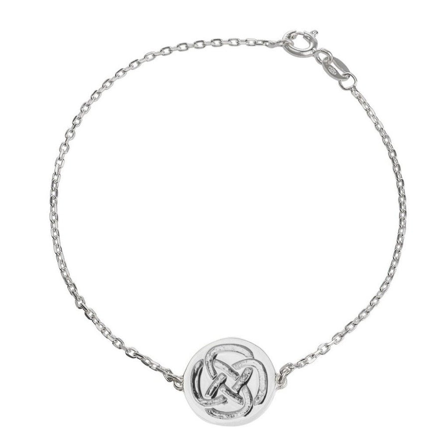 Celtic Dara knot silver bracelet